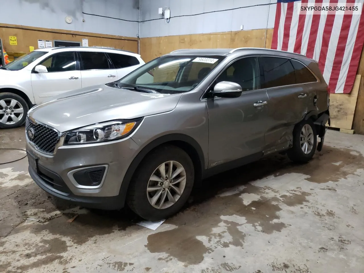 2018 Kia Sorento Lx VIN: 5XYPGDA58JG421455 Lot: 79603314