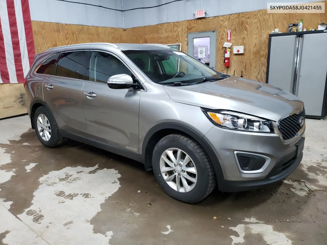 2018 Kia Sorento Lx VIN: 5XYPGDA58JG421455 Lot: 79603314