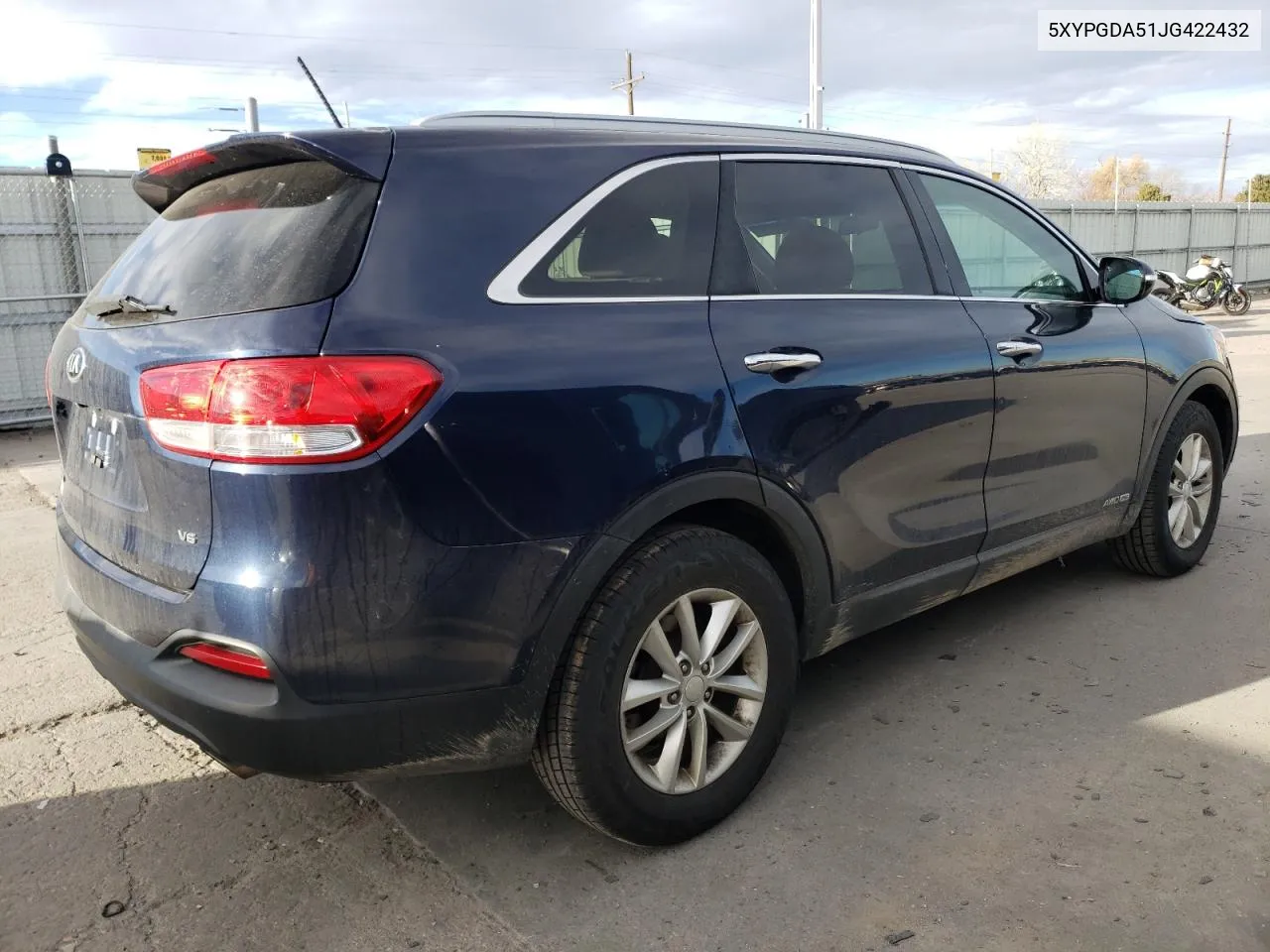 2018 Kia Sorento Lx VIN: 5XYPGDA51JG422432 Lot: 79659524