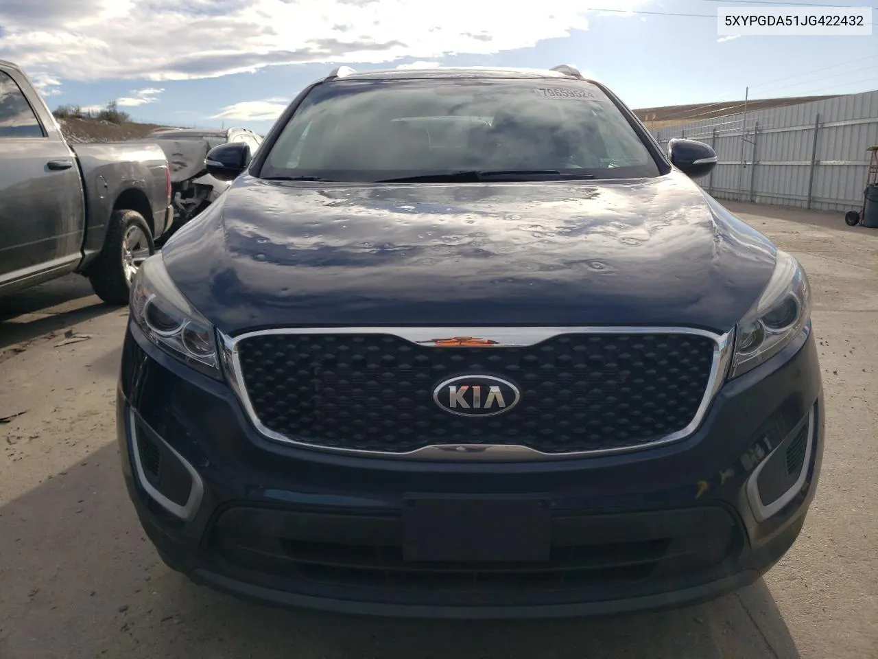 2018 Kia Sorento Lx VIN: 5XYPGDA51JG422432 Lot: 79659524