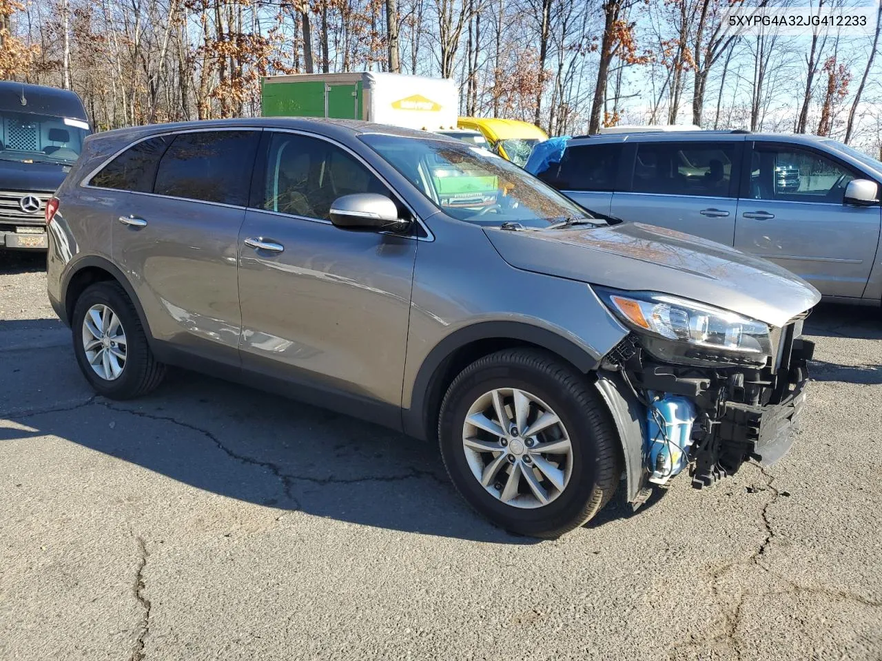 2018 Kia Sorento Lx VIN: 5XYPG4A32JG412233 Lot: 79847504