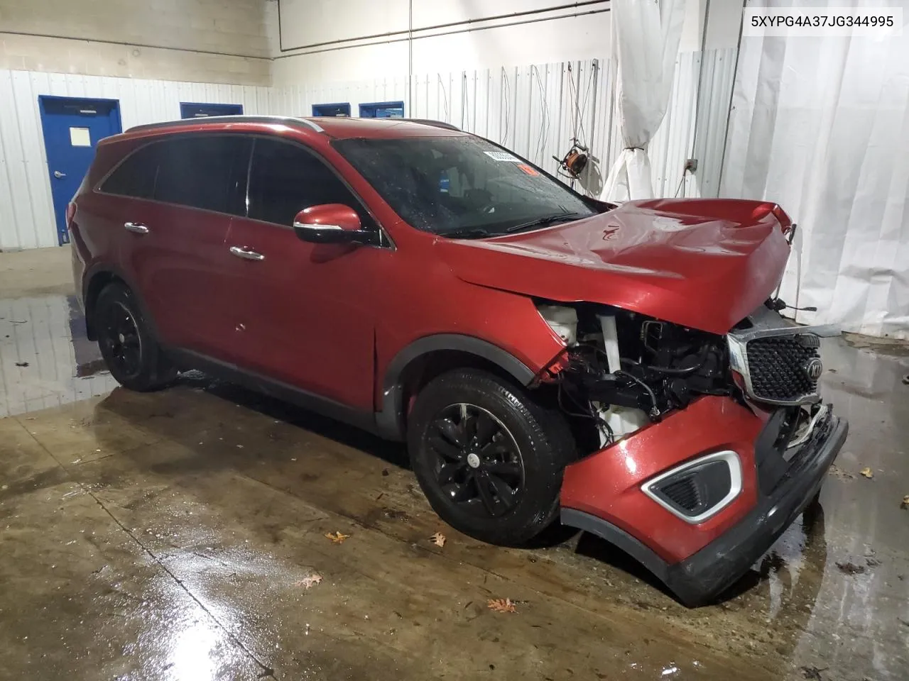 2018 Kia Sorento Lx VIN: 5XYPG4A37JG344995 Lot: 80035044