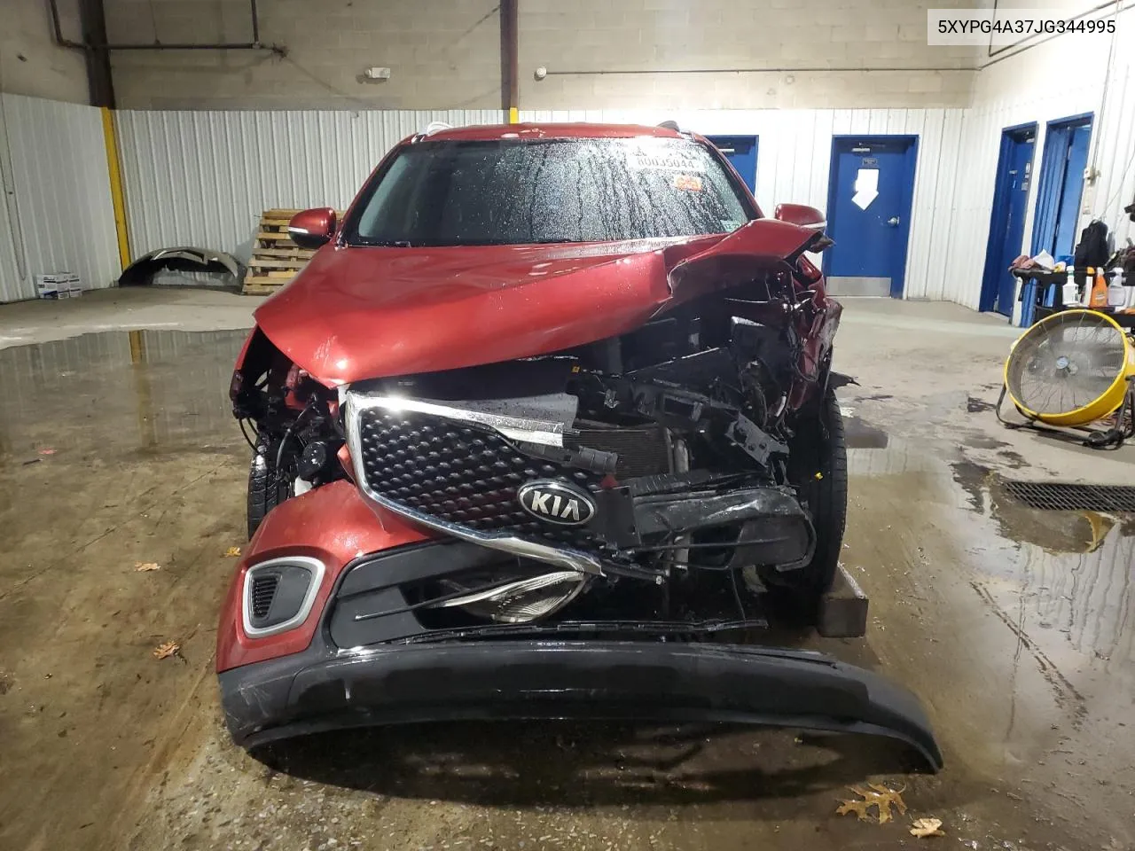 2018 Kia Sorento Lx VIN: 5XYPG4A37JG344995 Lot: 80035044