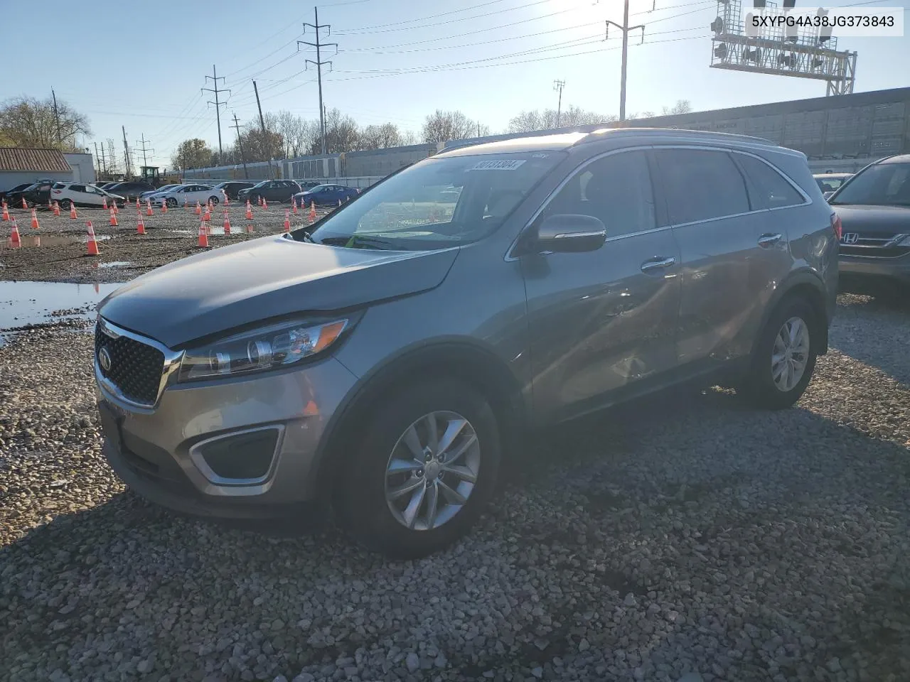 2018 Kia Sorento Lx VIN: 5XYPG4A38JG373843 Lot: 80131304