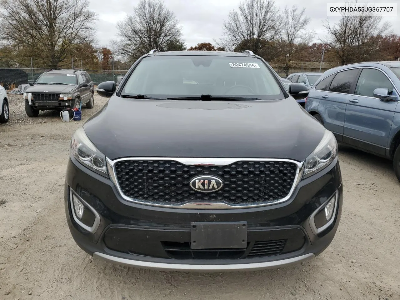 2018 Kia Sorento Ex VIN: 5XYPHDA55JG367707 Lot: 80474544