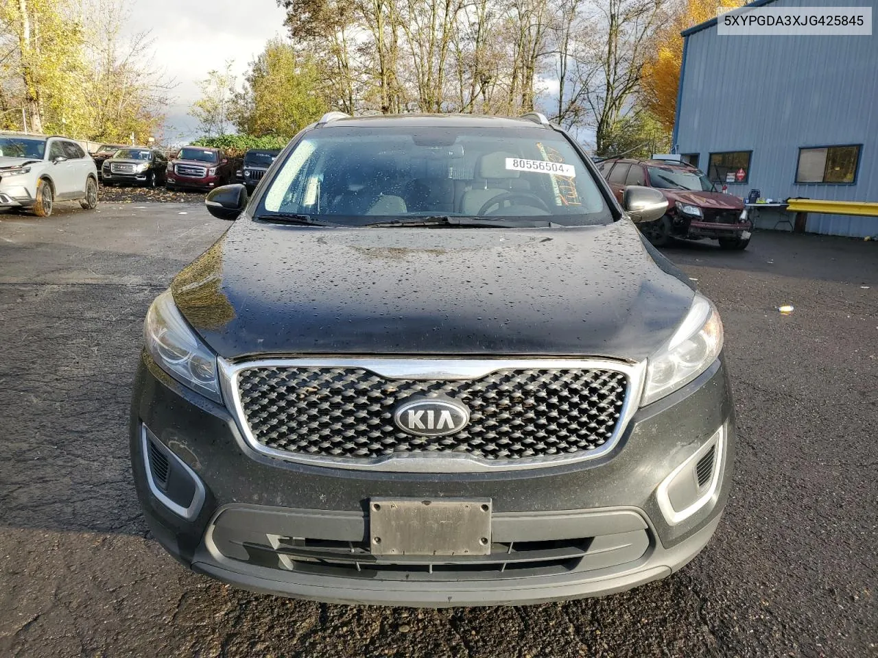 2018 Kia Sorento Lx VIN: 5XYPGDA3XJG425845 Lot: 80556504