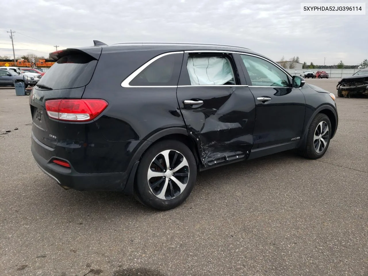 2018 Kia Sorento Ex VIN: 5XYPHDA52JG396114 Lot: 81102054