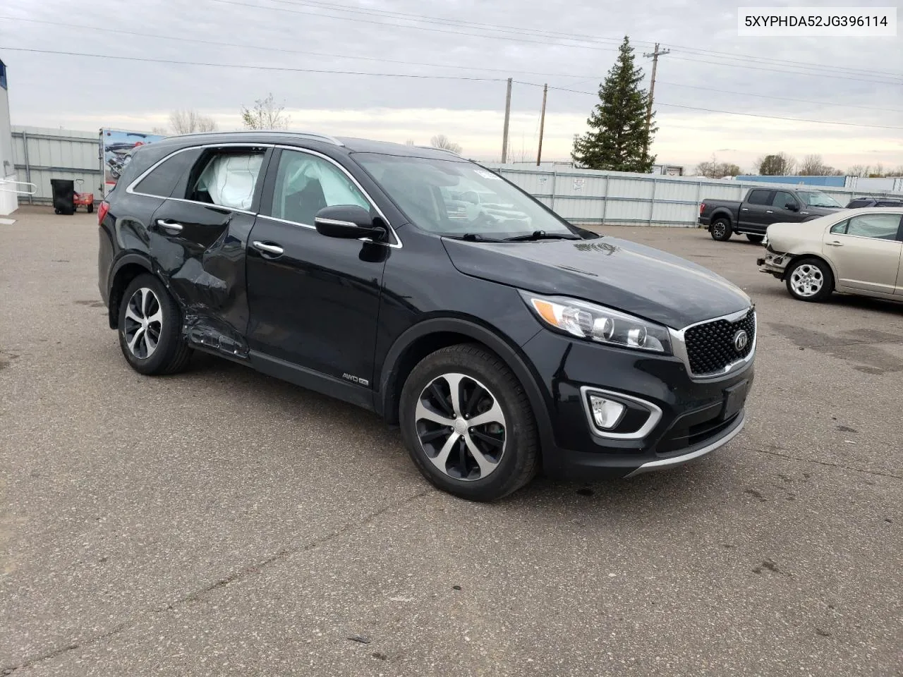 2018 Kia Sorento Ex VIN: 5XYPHDA52JG396114 Lot: 81102054