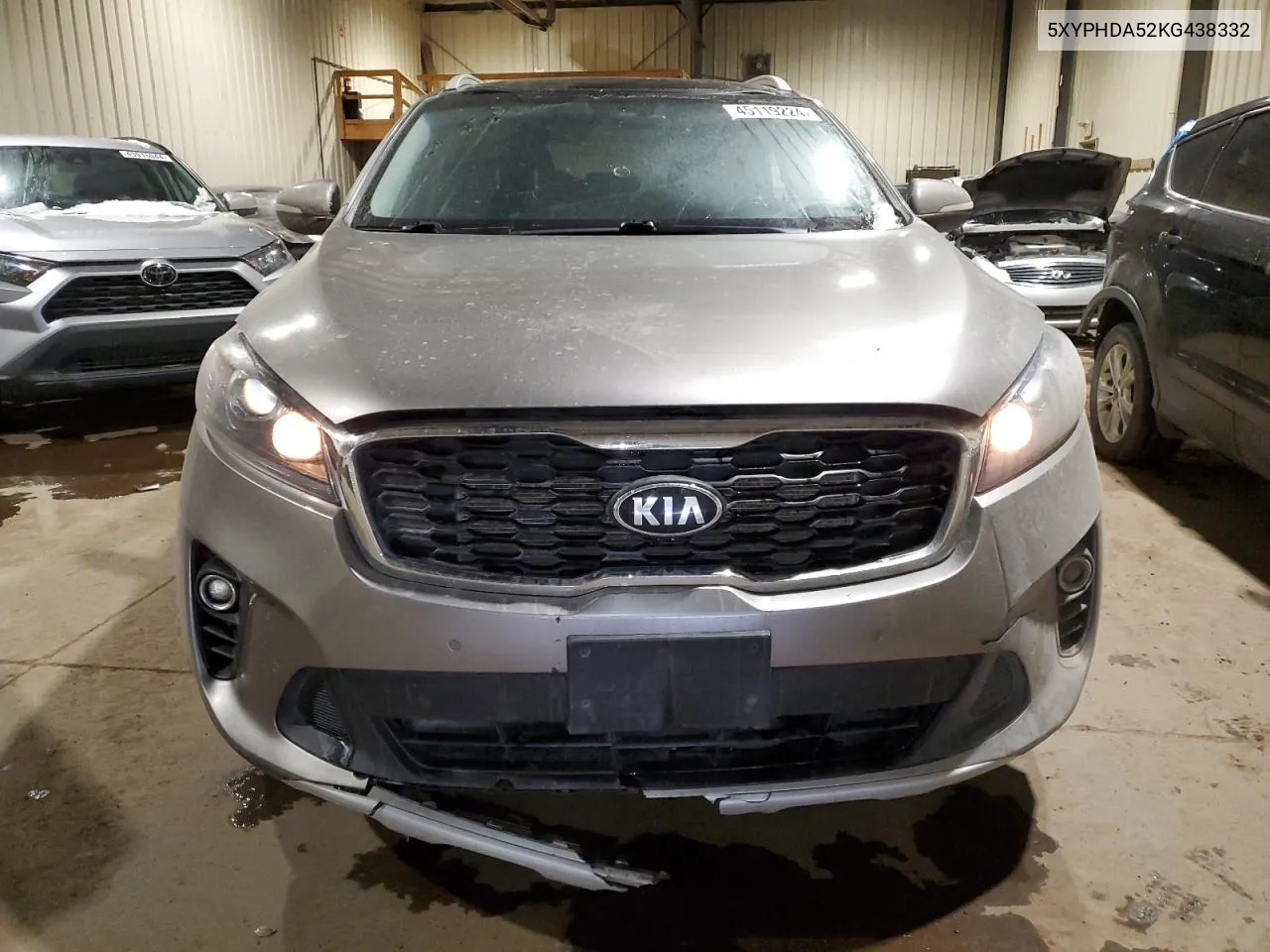 2019 Kia Sorento Ex VIN: 5XYPHDA52KG438332 Lot: 45119224