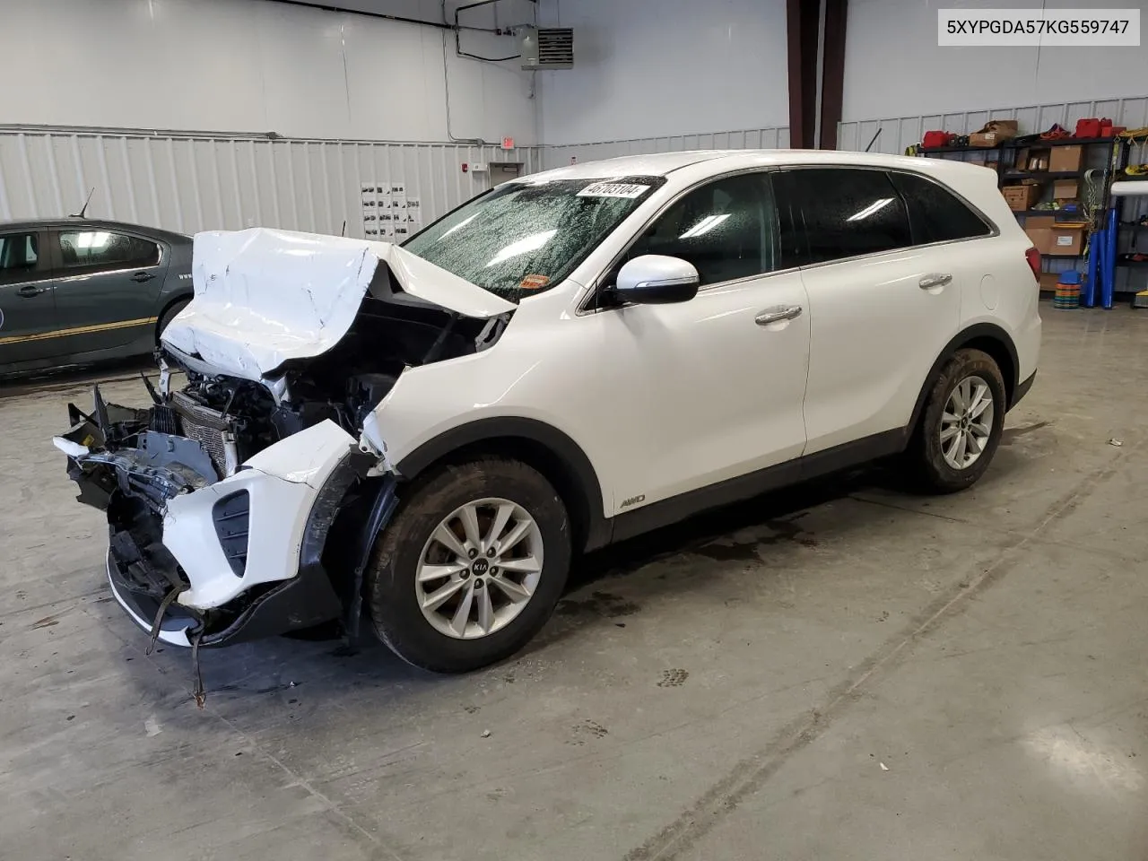 2019 Kia Sorento Lx VIN: 5XYPGDA57KG559747 Lot: 46703104