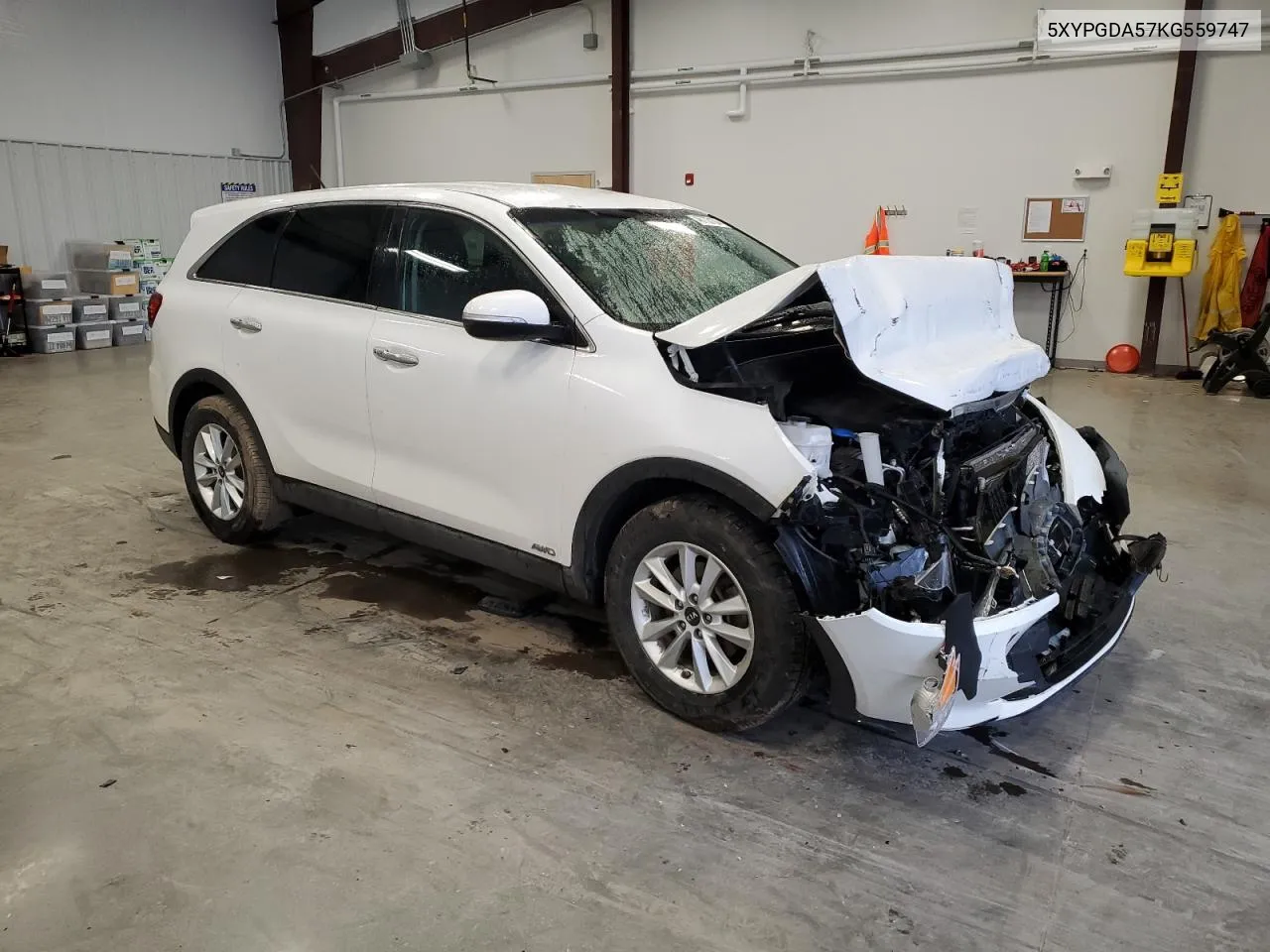 2019 Kia Sorento Lx VIN: 5XYPGDA57KG559747 Lot: 46703104