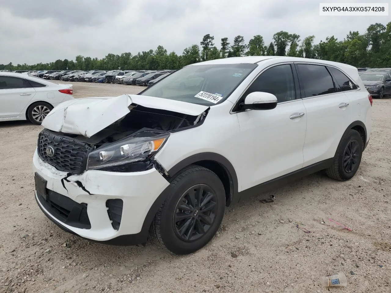 5XYPG4A3XKG574208 2019 Kia Sorento L