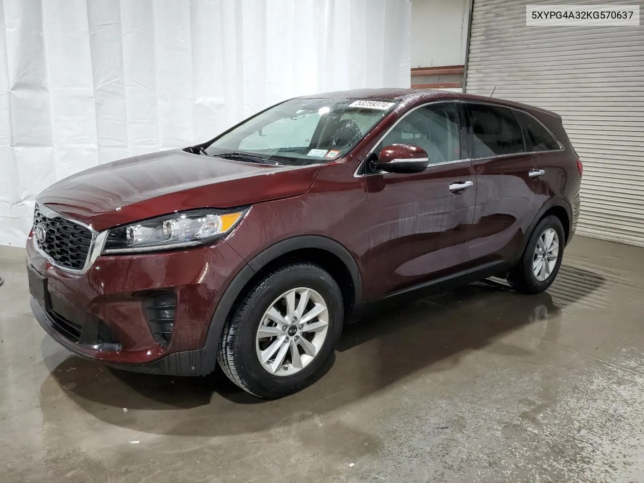 2019 Kia Sorento L VIN: 5XYPG4A32KG570637 Lot: 53259374