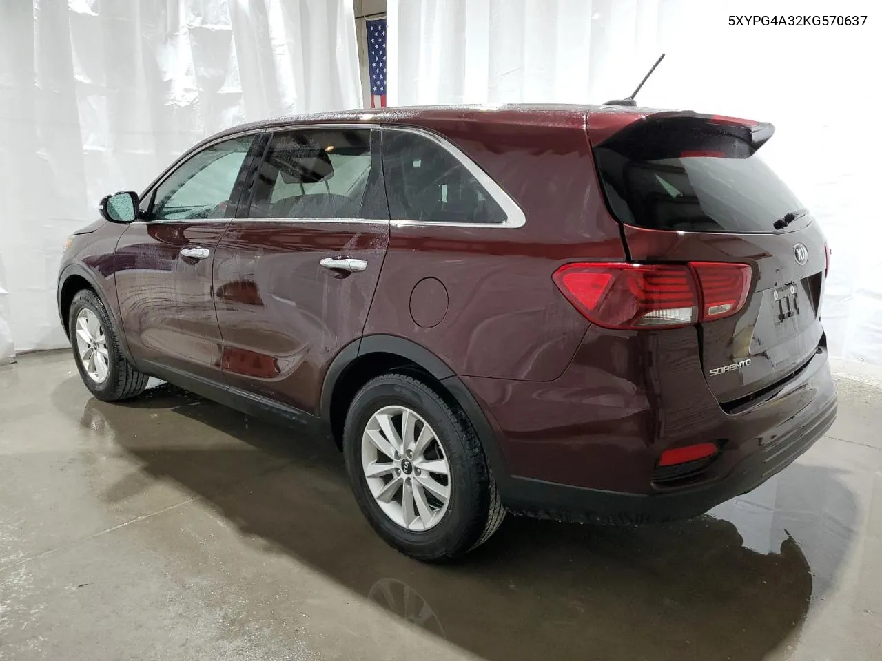 2019 Kia Sorento L VIN: 5XYPG4A32KG570637 Lot: 53259374