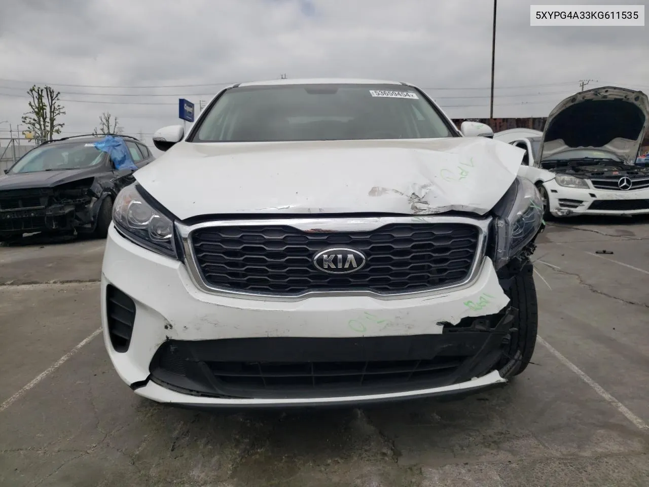 5XYPG4A33KG611535 2019 Kia Sorento L