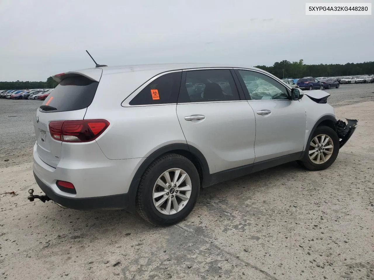 2019 Kia Sorento L VIN: 5XYPG4A32KG448280 Lot: 54574154