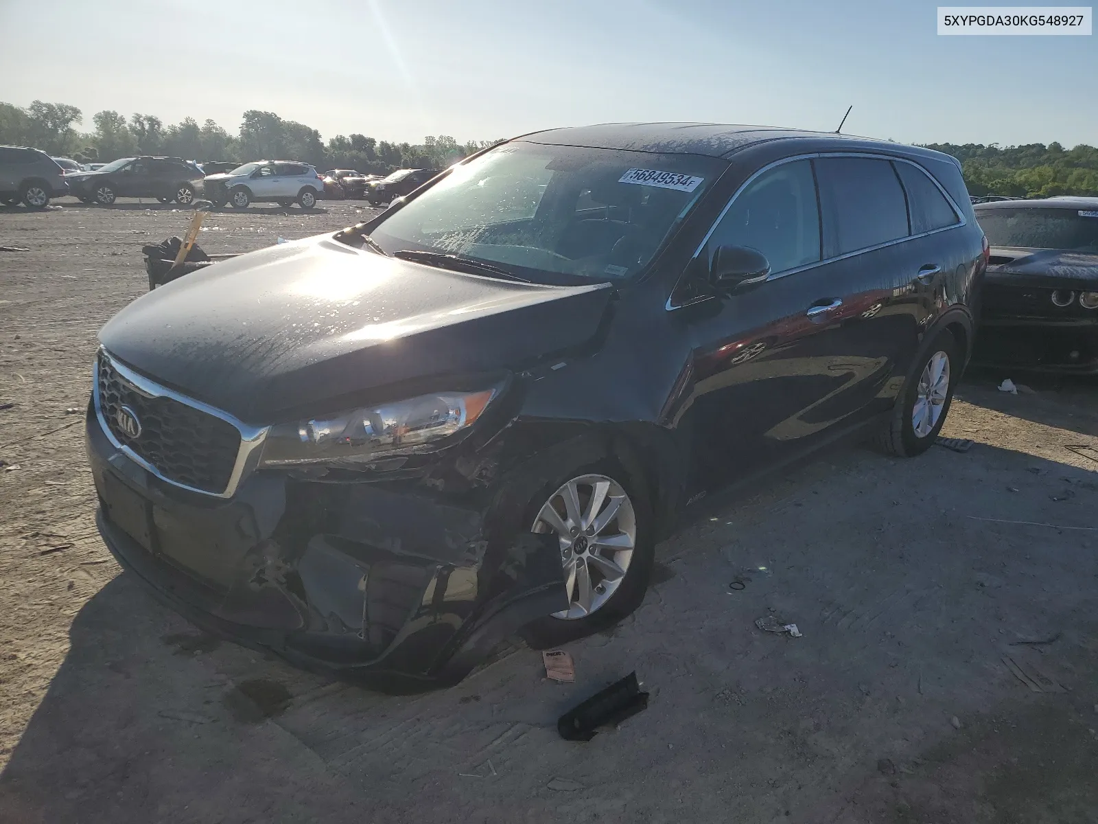 2019 Kia Sorento L VIN: 5XYPGDA30KG548927 Lot: 56849534