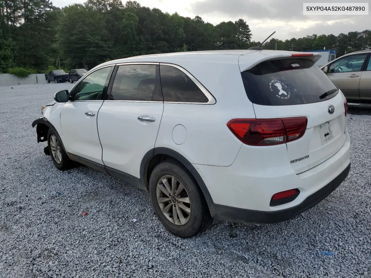 2019 Kia Sorento Lx VIN: 5XYPG4A52KG487890 Lot: 57431584