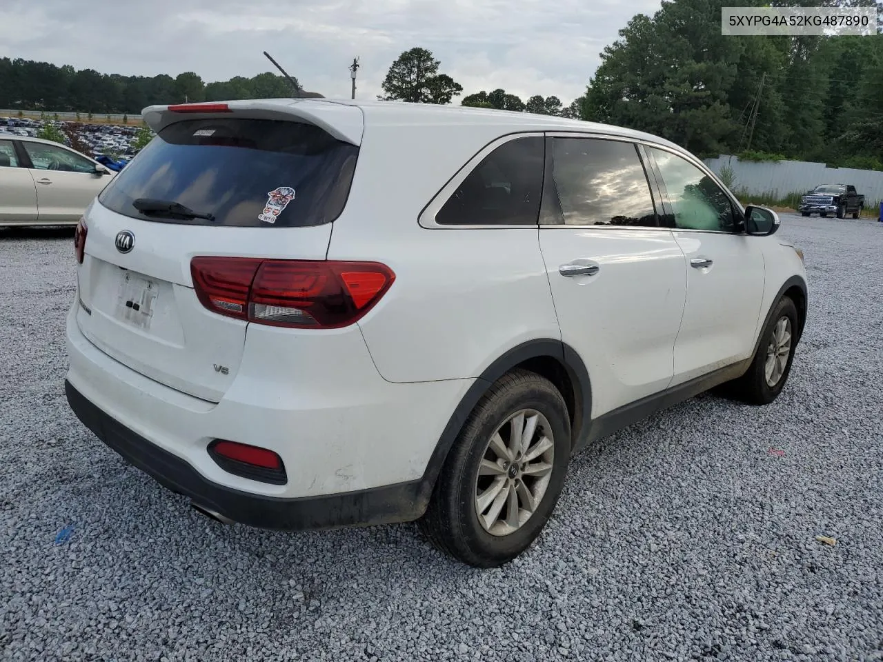 2019 Kia Sorento Lx VIN: 5XYPG4A52KG487890 Lot: 57431584