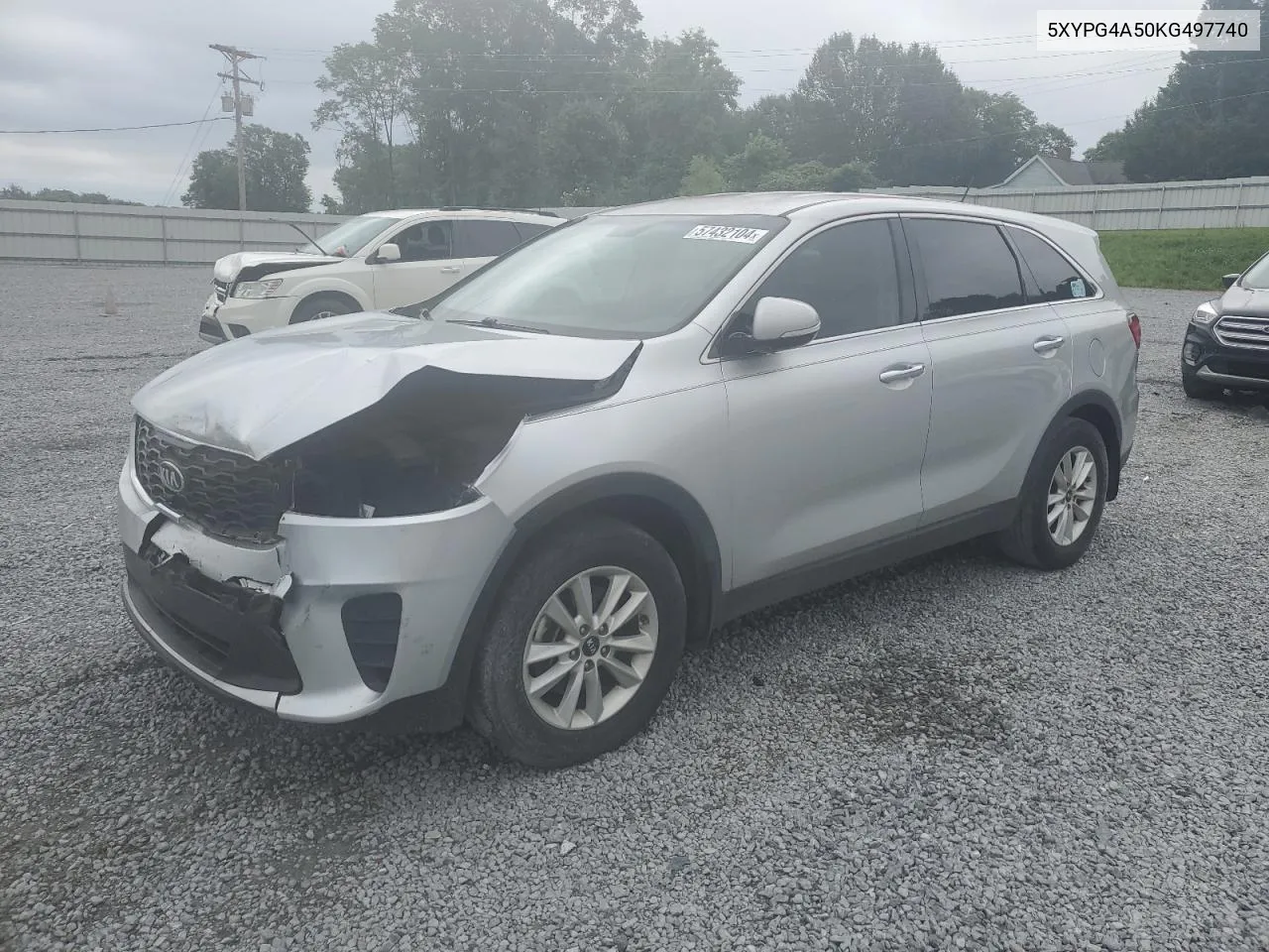 2019 Kia Sorento Lx VIN: 5XYPG4A50KG497740 Lot: 57432104