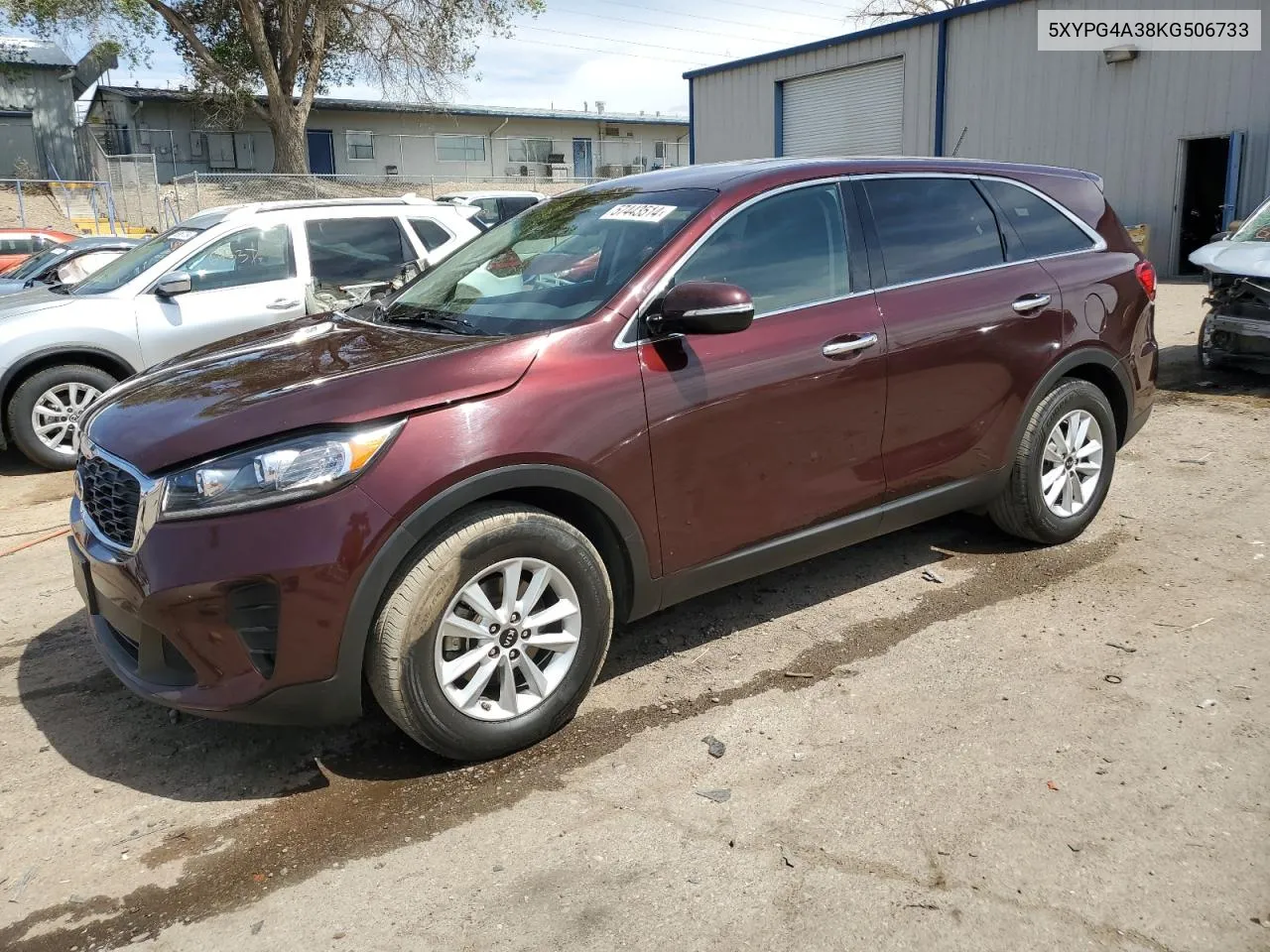 2019 Kia Sorento L VIN: 5XYPG4A38KG506733 Lot: 57443514