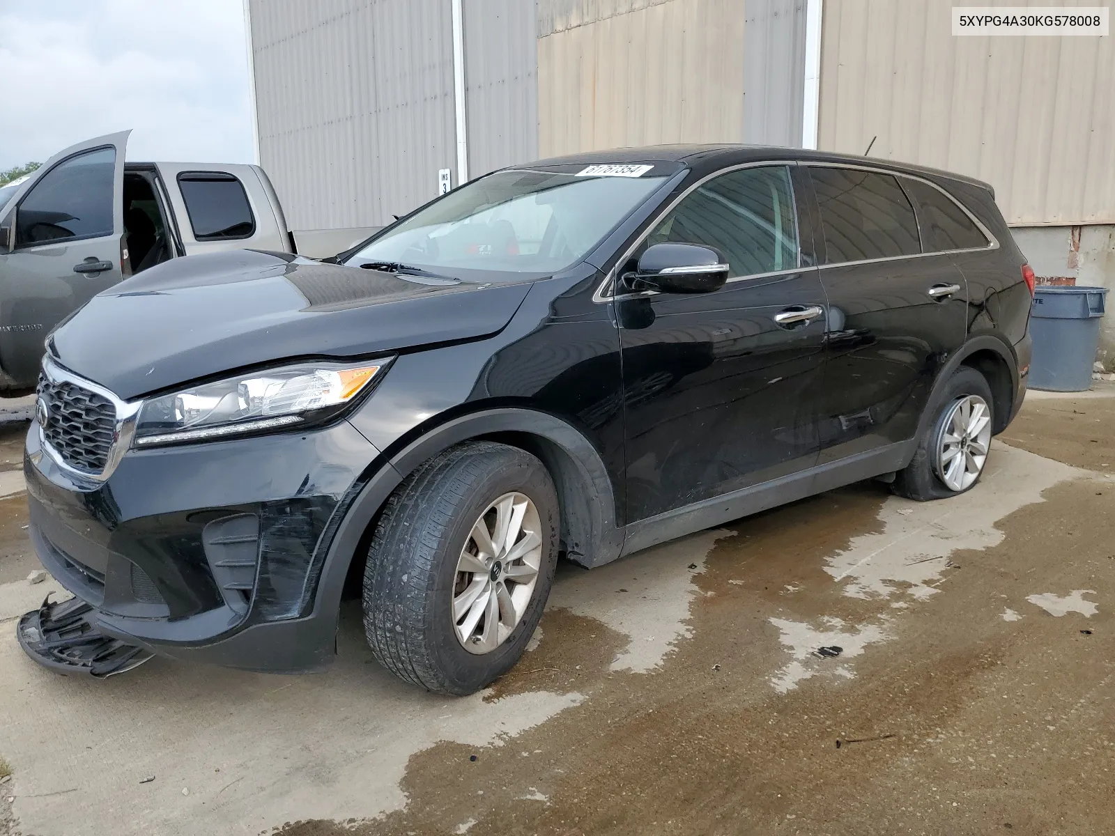 2019 Kia Sorento L VIN: 5XYPG4A30KG578008 Lot: 61767354