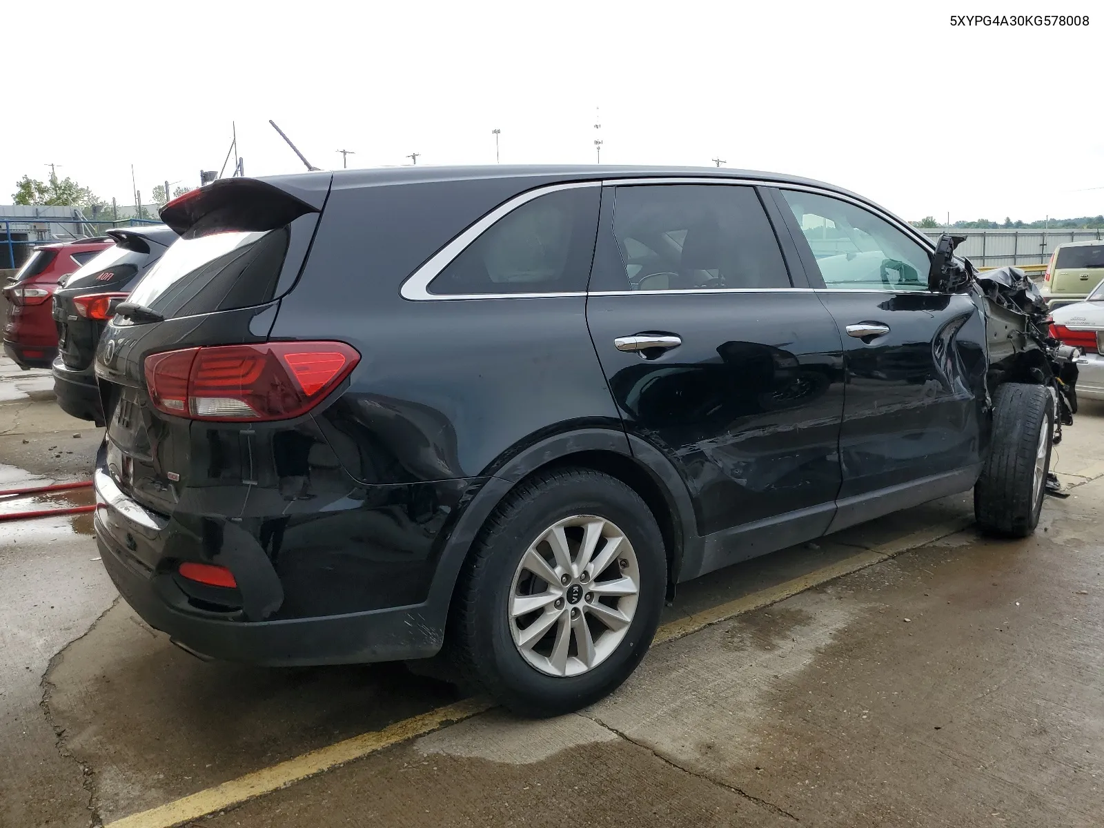 2019 Kia Sorento L VIN: 5XYPG4A30KG578008 Lot: 61767354