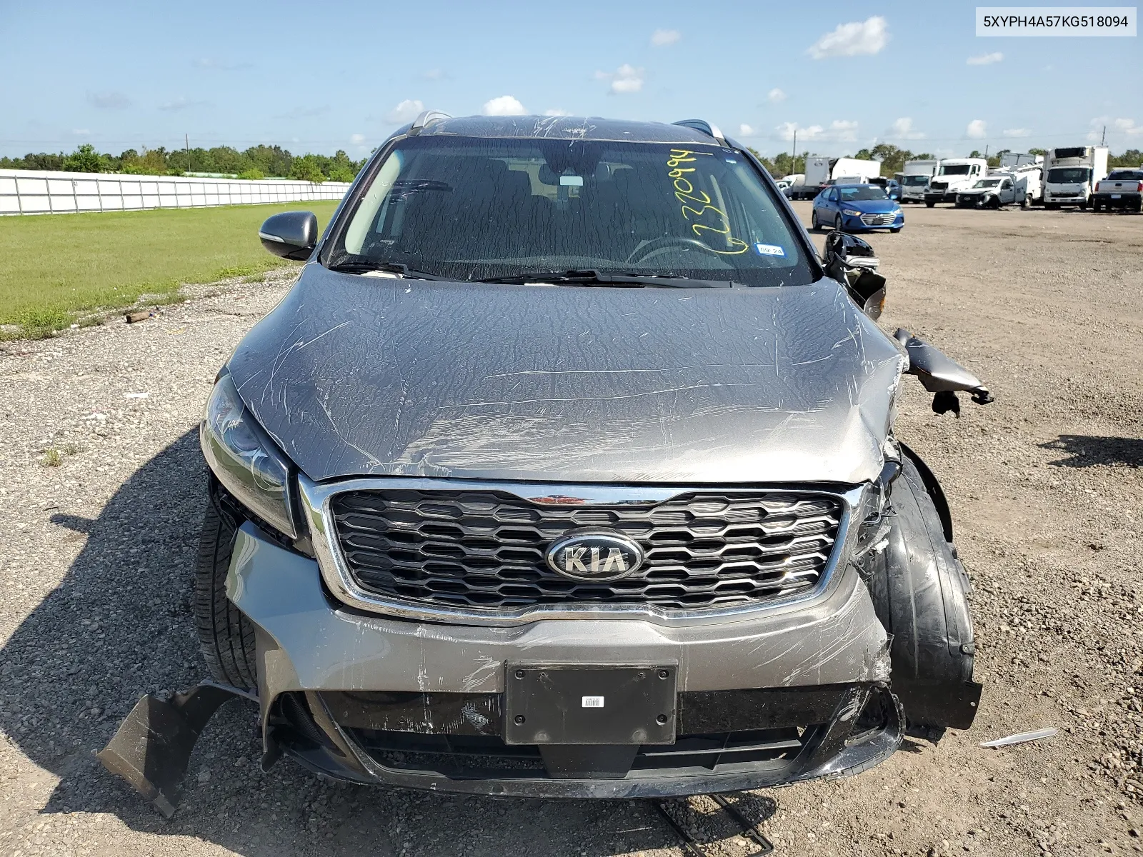 2019 Kia Sorento Ex VIN: 5XYPH4A57KG518094 Lot: 62320994