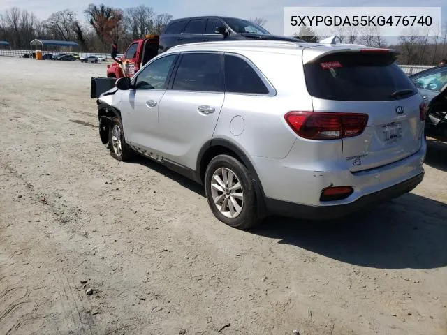 2019 Kia Sorento Lx VIN: 5XYPGDA55KG476740 Lot: 62410294