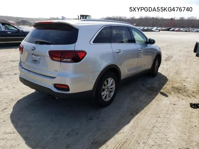 5XYPGDA55KG476740 2019 Kia Sorento Lx