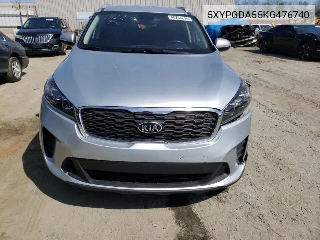 2019 Kia Sorento Lx VIN: 5XYPGDA55KG476740 Lot: 62410294