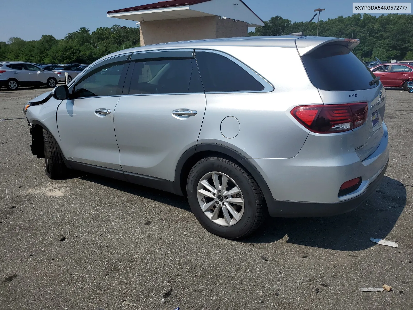 2019 Kia Sorento Lx VIN: 5XYPGDA54KG572777 Lot: 62599934