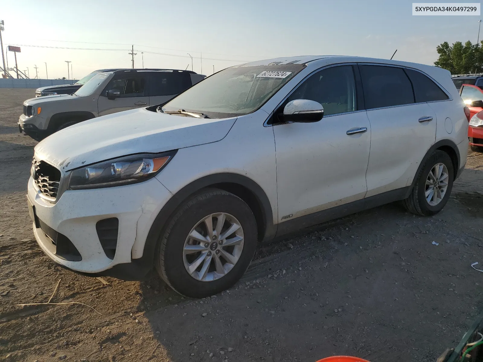 5XYPGDA34KG497299 2019 Kia Sorento L