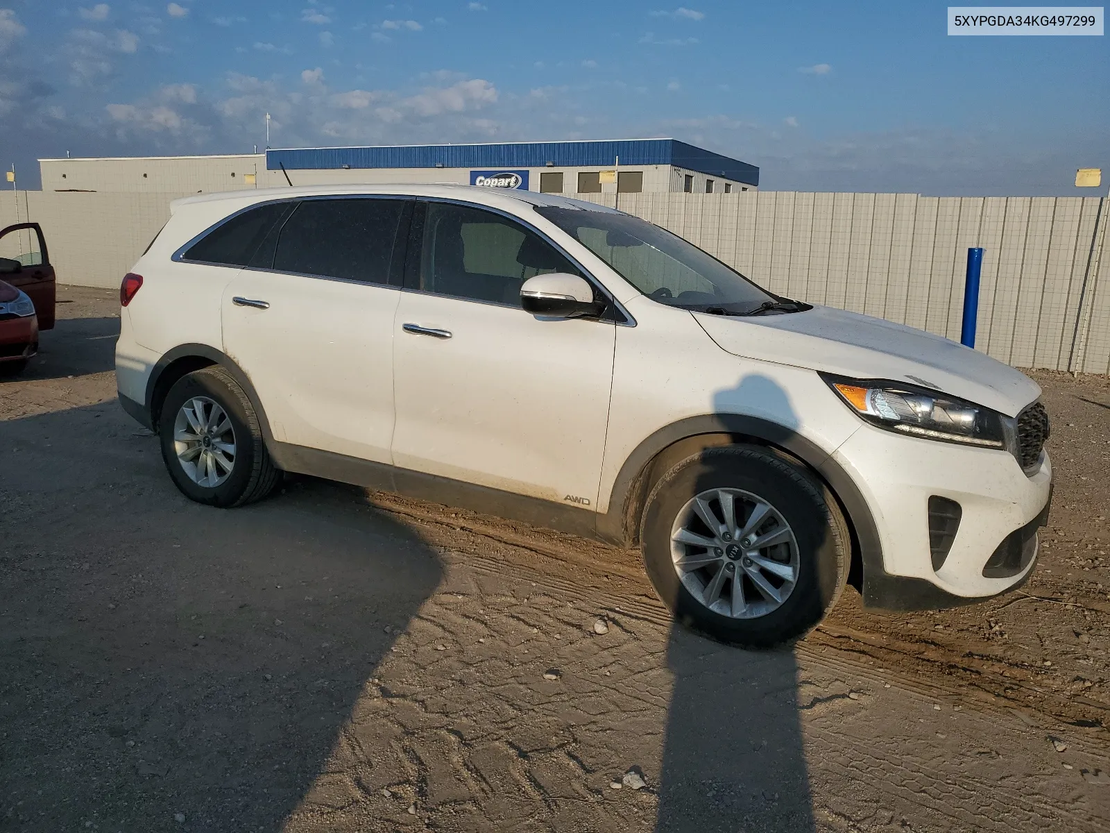 2019 Kia Sorento L VIN: 5XYPGDA34KG497299 Lot: 62727624