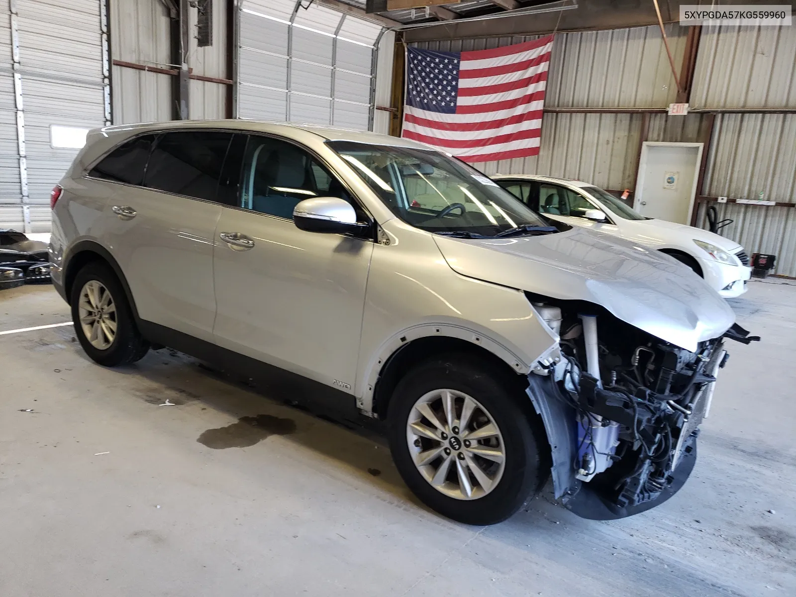 2019 Kia Sorento Lx VIN: 5XYPGDA57KG559960 Lot: 63225694