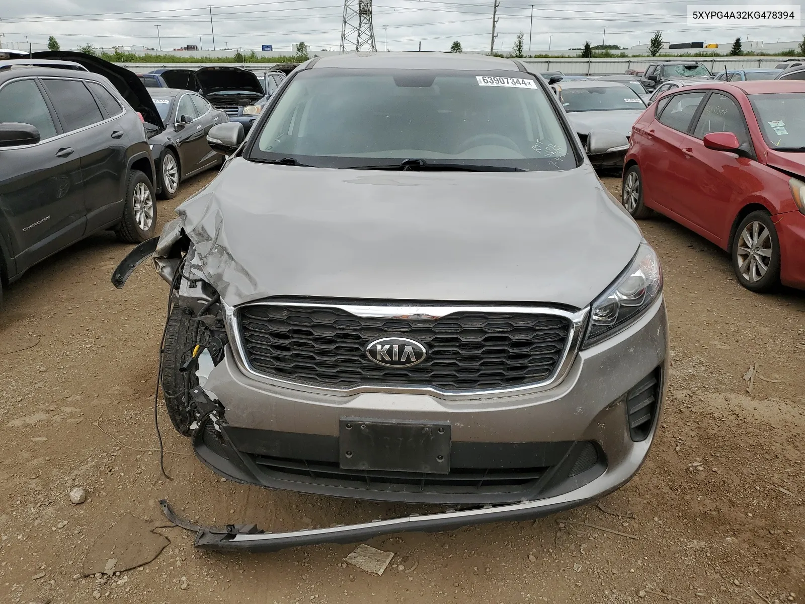 5XYPG4A32KG478394 2019 Kia Sorento L