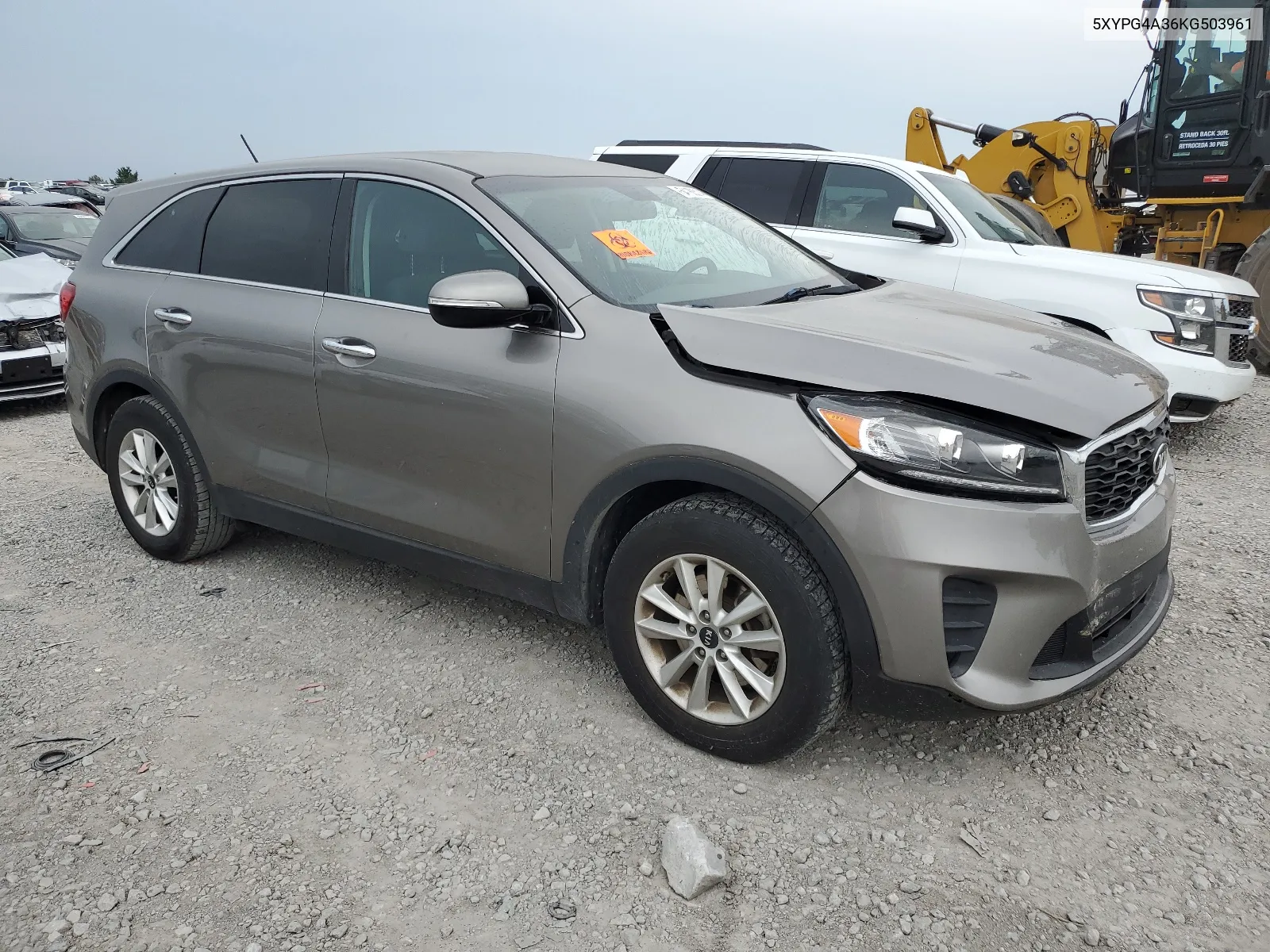 2019 Kia Sorento L VIN: 5XYPG4A36KG503961 Lot: 64188514