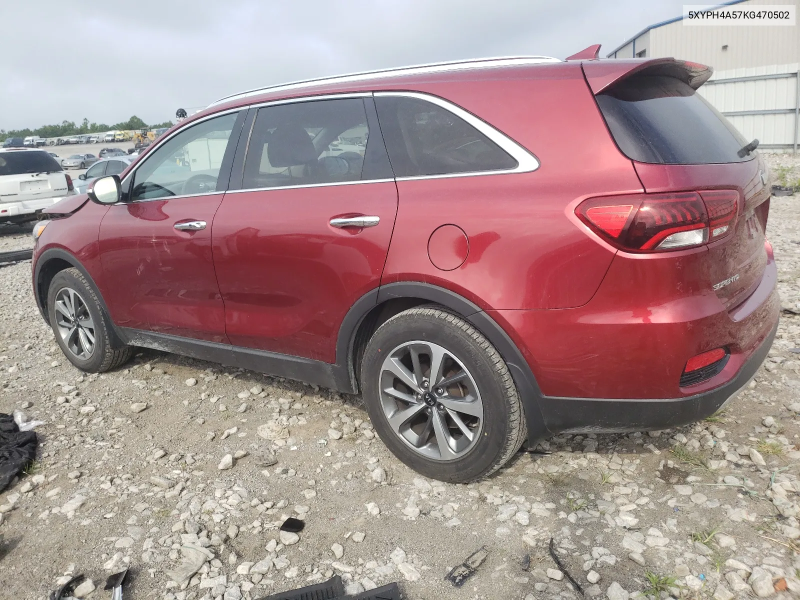 2019 Kia Sorento Ex VIN: 5XYPH4A57KG470502 Lot: 64248994