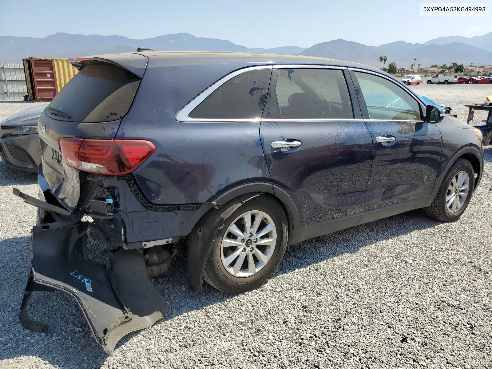 2019 Kia Sorento Lx VIN: 5XYPG4A53KG494993 Lot: 64794684