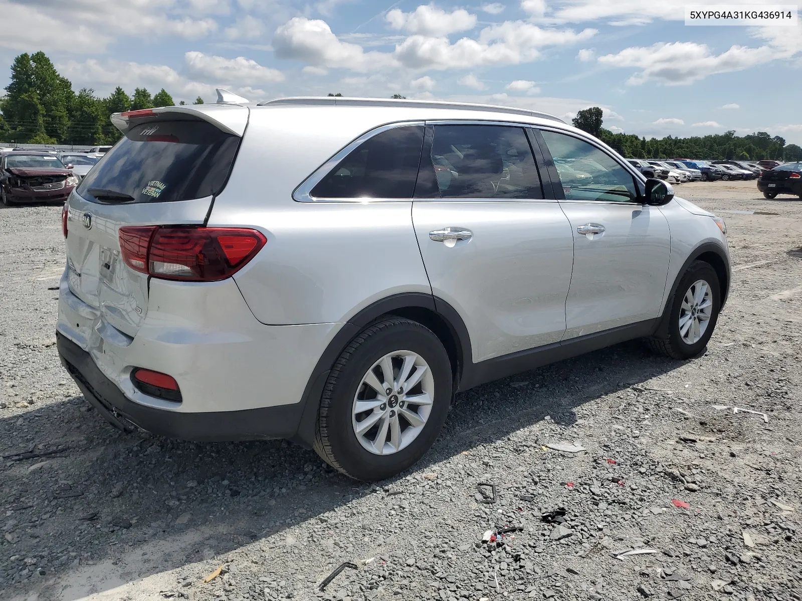 5XYPG4A31KG436914 2019 Kia Sorento L