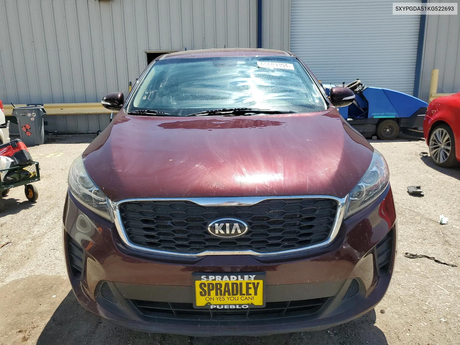 5XYPGDA51KG522693 2019 Kia Sorento Lx