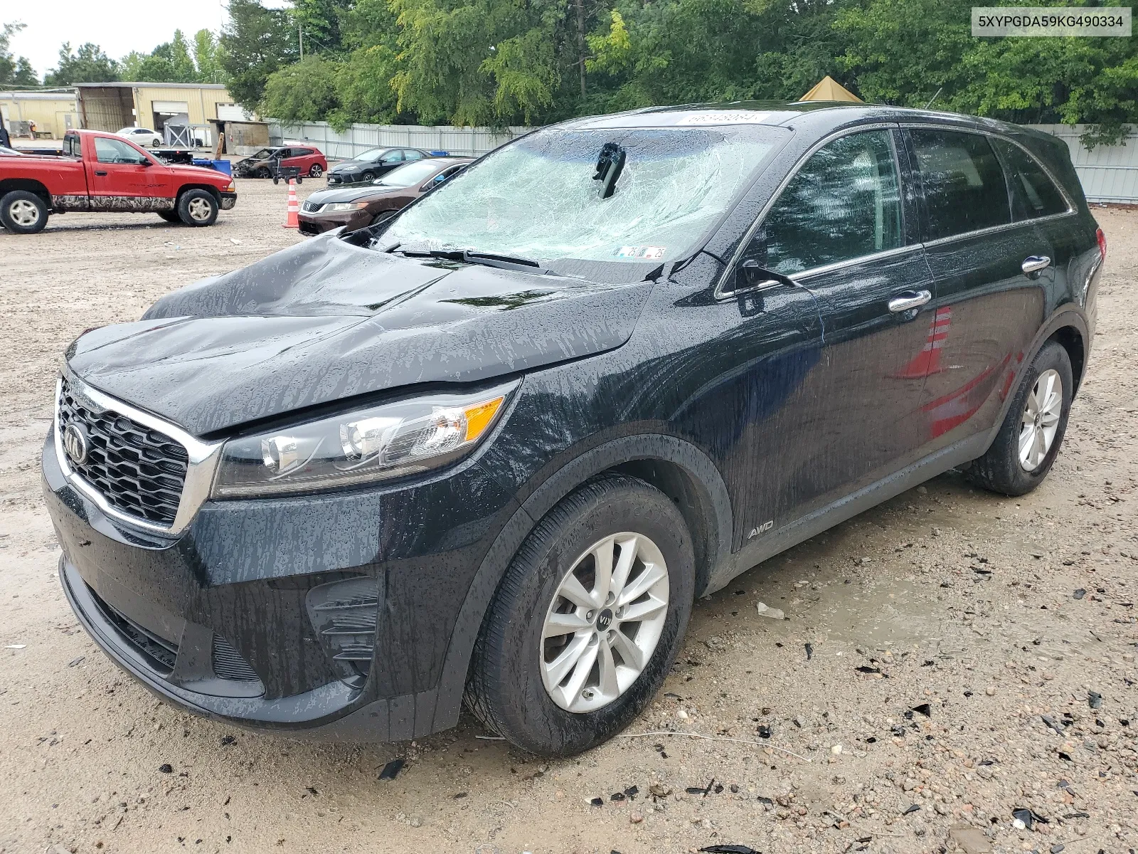 2019 Kia Sorento Lx VIN: 5XYPGDA59KG490334 Lot: 66348084