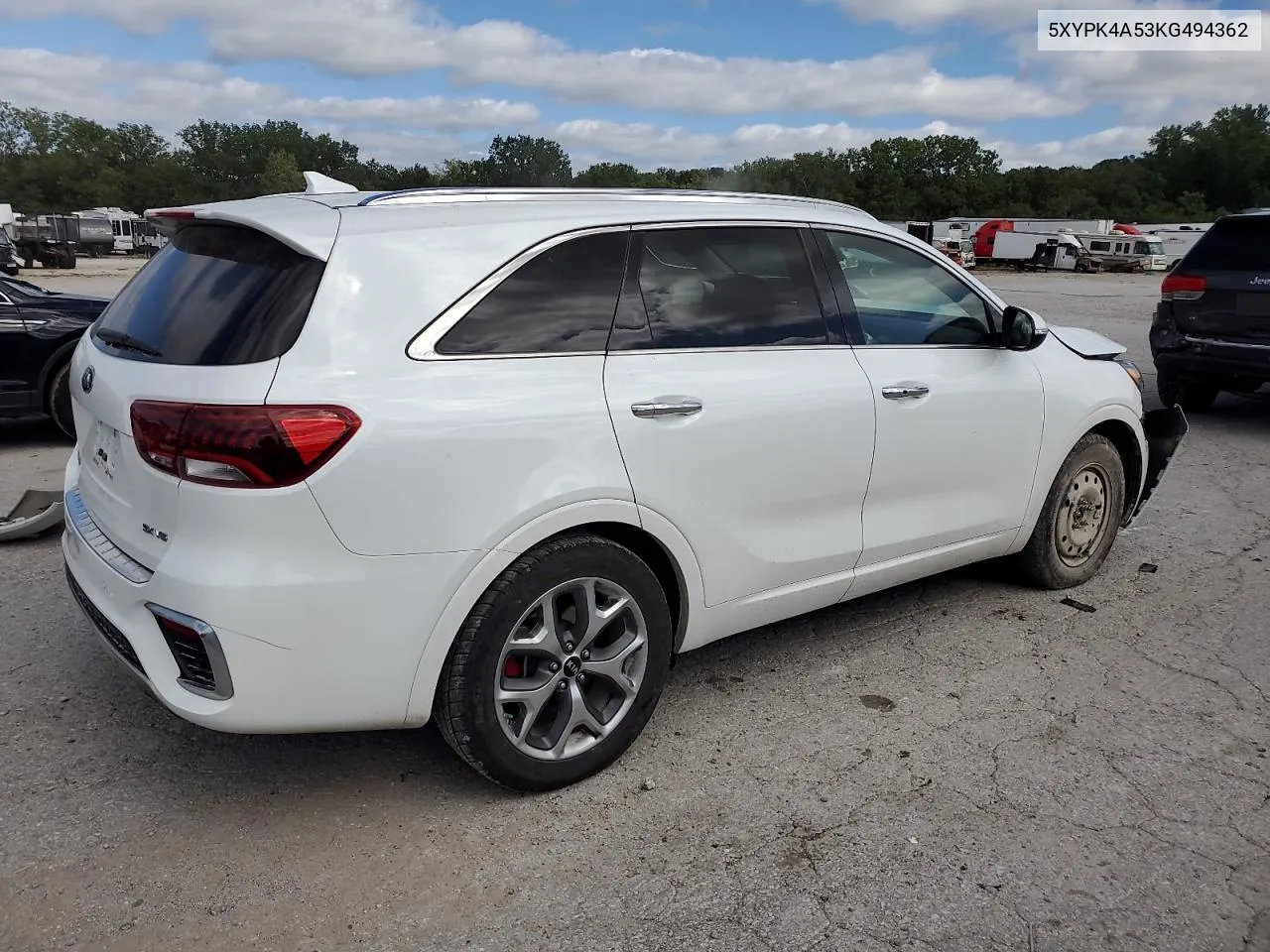 5XYPK4A53KG494362 2019 Kia Sorento Sx