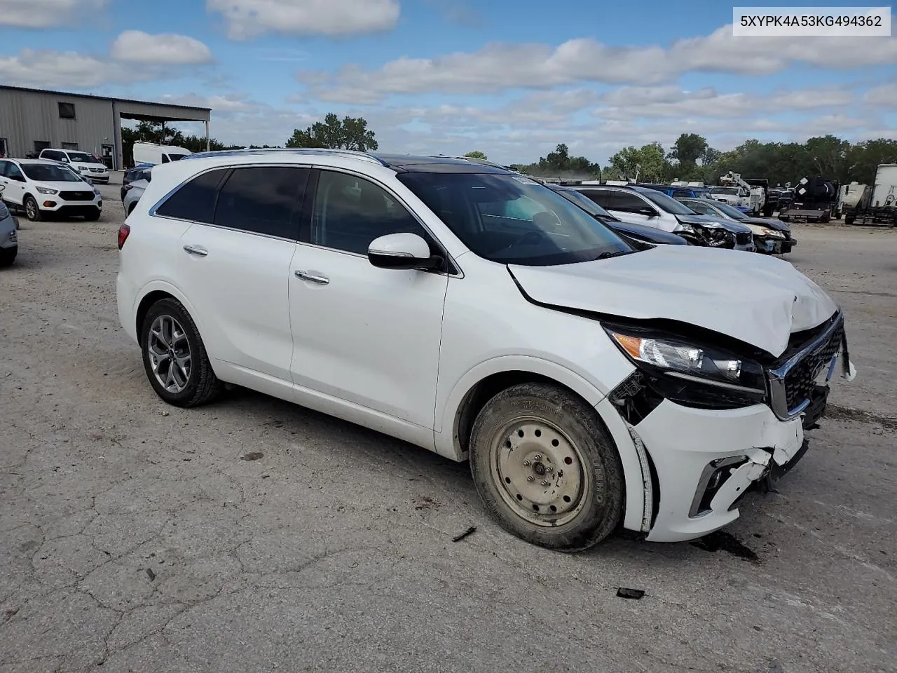 2019 Kia Sorento Sx VIN: 5XYPK4A53KG494362 Lot: 66370864