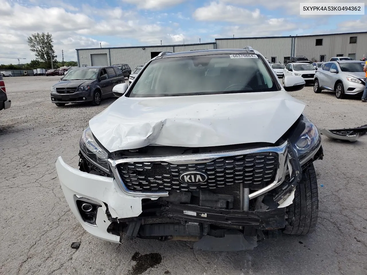 2019 Kia Sorento Sx VIN: 5XYPK4A53KG494362 Lot: 66370864