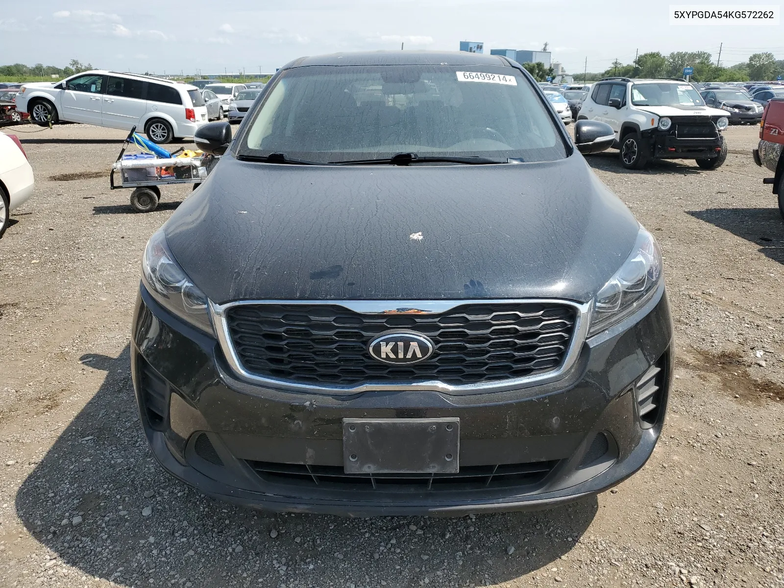 2019 Kia Sorento Lx VIN: 5XYPGDA54KG572262 Lot: 66499214