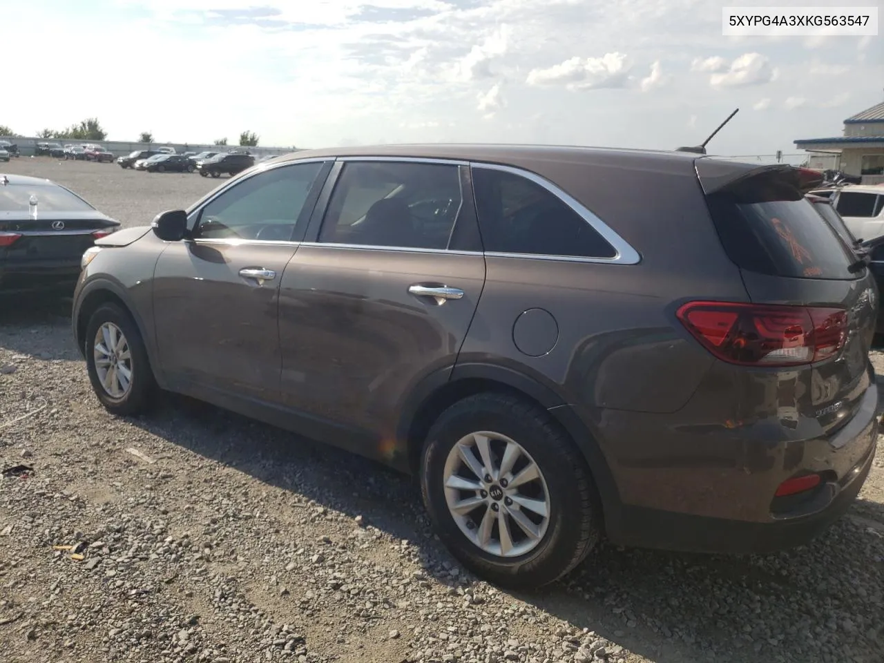 5XYPG4A3XKG563547 2019 Kia Sorento L