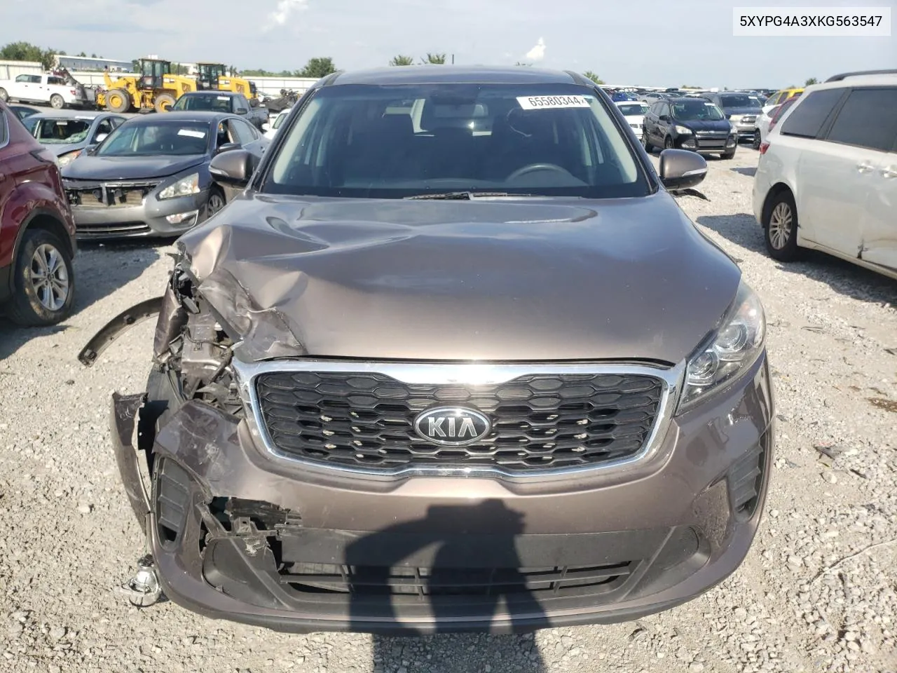 2019 Kia Sorento L VIN: 5XYPG4A3XKG563547 Lot: 66686804