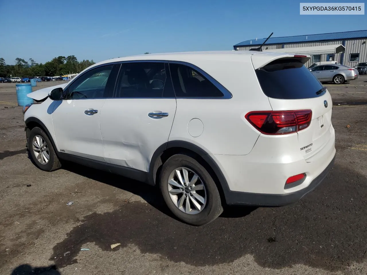 2019 Kia Sorento L VIN: 5XYPGDA36KG570415 Lot: 66715194