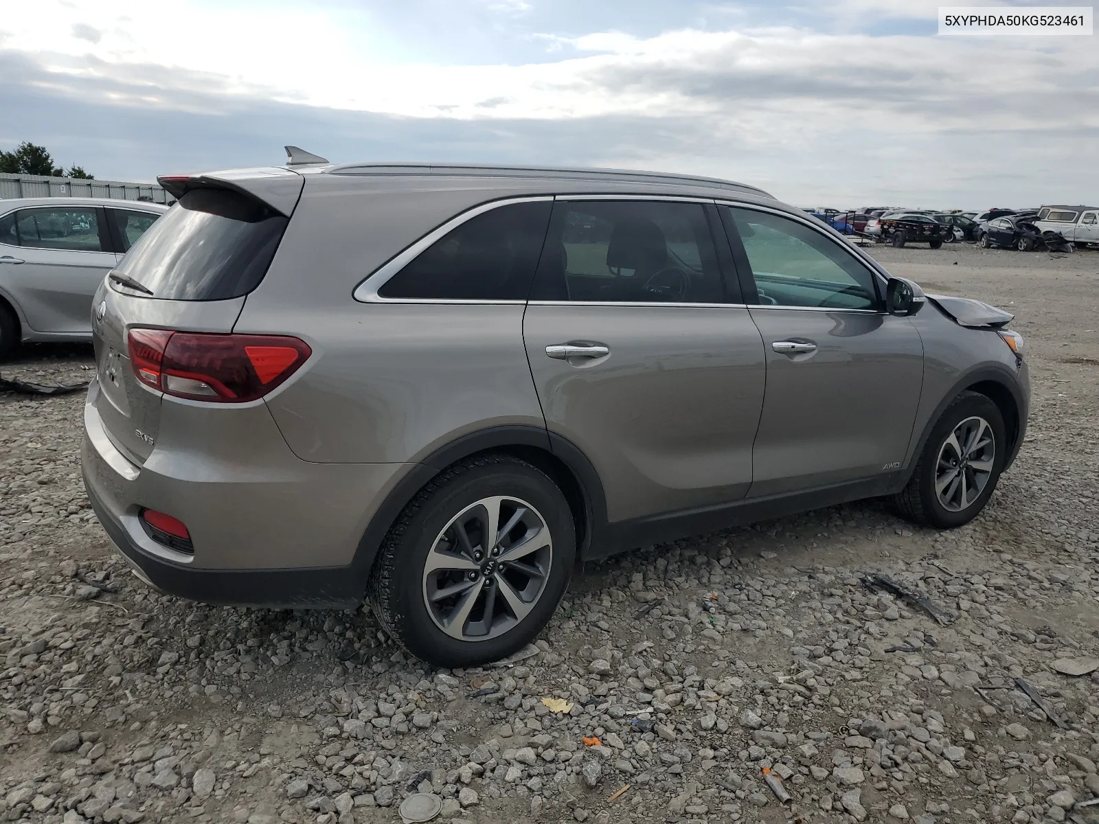 2019 Kia Sorento Ex VIN: 5XYPHDA50KG523461 Lot: 66924444